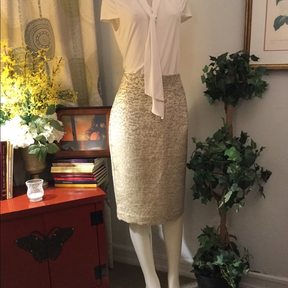 White House Black Market Cocktail Pencil Skirt.